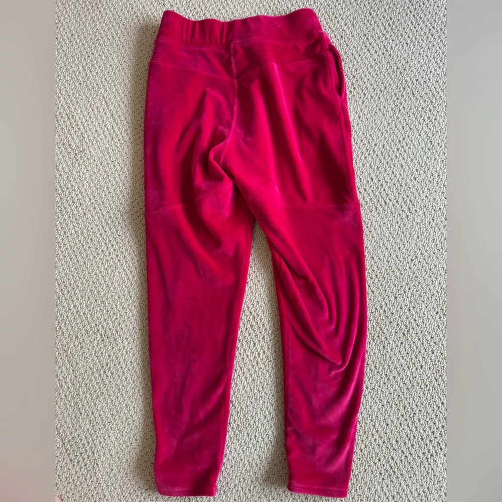 FP Movement by Free People Velvet Hoodie & Joggers Set in Fuchsia